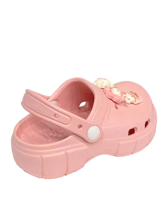 Kids Beach Clogs Pink