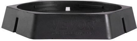 Vevor Rv Leveling Pads Round Landing Feet 9 Inch Jack Stabilizers Permanent Connection Rubber Cushions Capacity 5000 Pounds Per Jack Rv 5th Wheels Trailers Travel Caravans Category A C 6-Pack