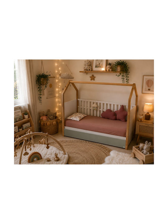 Grandes Suenos Baby Sheet Crib Cotton Brown 70x140cm