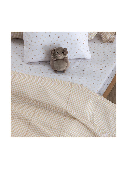Σεντόνια Λίκνου 80x110 Bb100 Beige