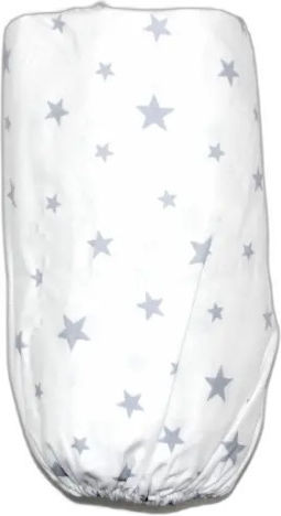 Baby Star Lenjerie De Patut Bebe Cu Cauciuc Asteră Alb 115x185cm