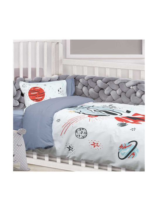 Das Home Set Baby Sheets Crib Cotton Smile Multicolour 170x125cm 3pcs