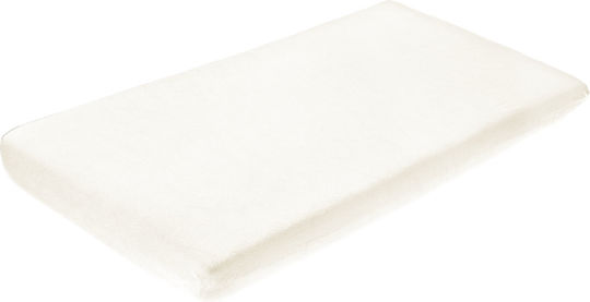 Sensillo Baby Sheet Crib Cotton Ecru 120x60cm