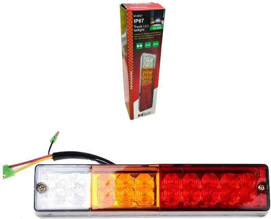 Заден LED Фенер IP67 Камион – 12V/24V 3 в 1 Мигач Стоп Задна Truck Rear LED Taillight