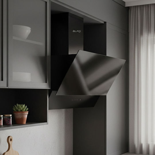 Silifo Chimney Vent Hood 60cm Black