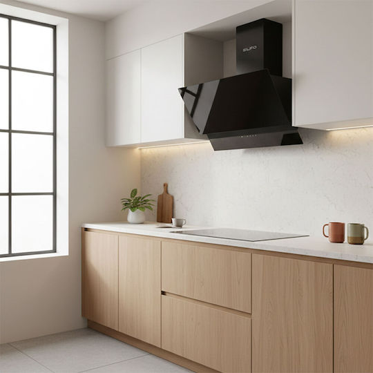 Silifo Chimney Vent Hood 60cm Black