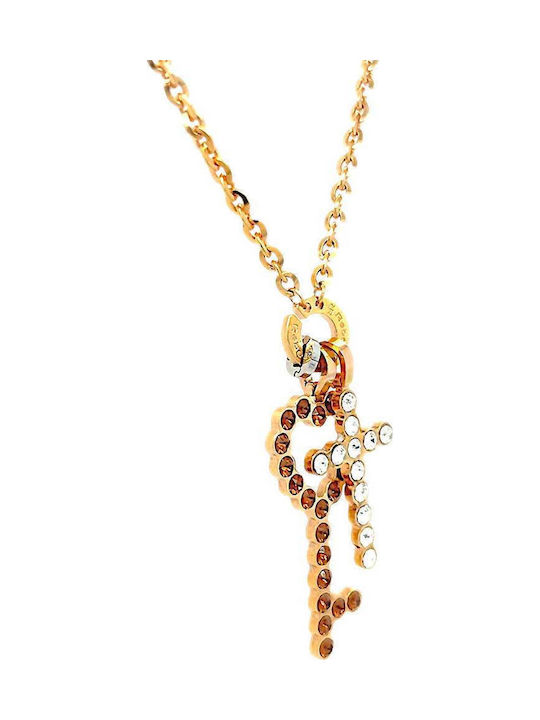 Rebecca with Pink Gold Plating with Zircon