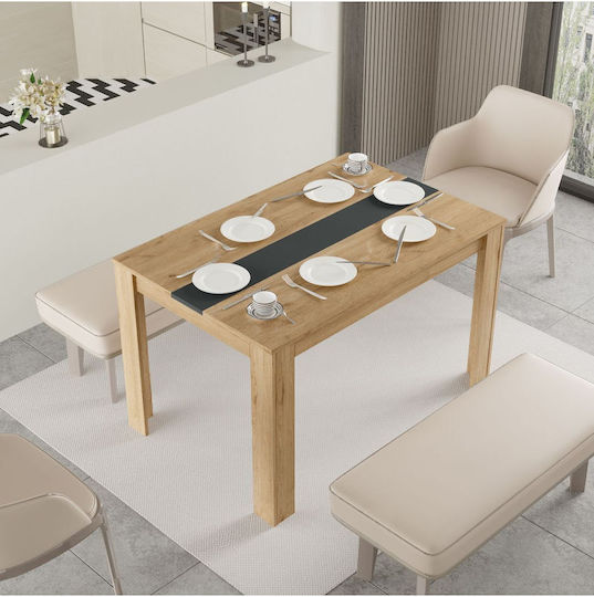 Esstisch für Speisesaal aus Holz im skandinavischen Stil 120x80x73,8 cm SteweHome