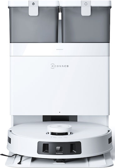 Ecovacs T30C Pro Σκούπα Ρομπότ με Χαρτογράφηση Laser & Απορρόφηση 12800Pa Λευκή