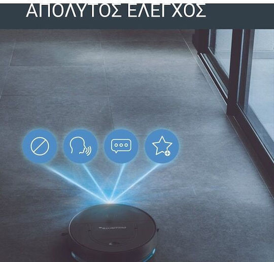 Rowenta X-Plorer Series 130 AI Robot Vacuum Cleaner with Laser Mapping and Suction Power 4000Pa Black