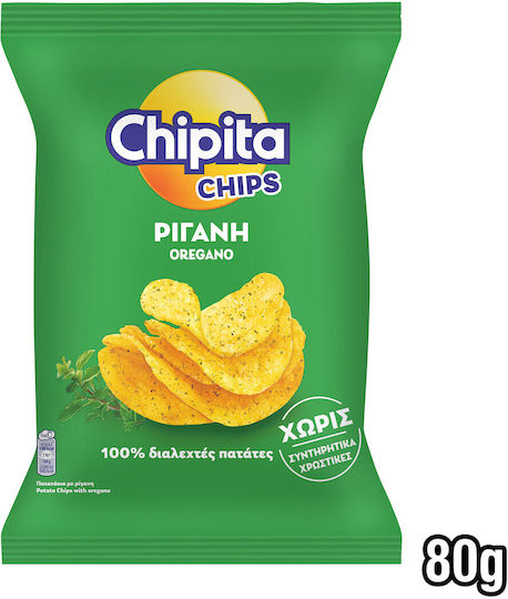 Chipita Tsipers Kartoffelchips mit Oregano Geschmack 80g
