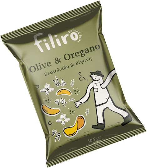 Filiro Potato Chips Flavor Olive With Oregano 105g