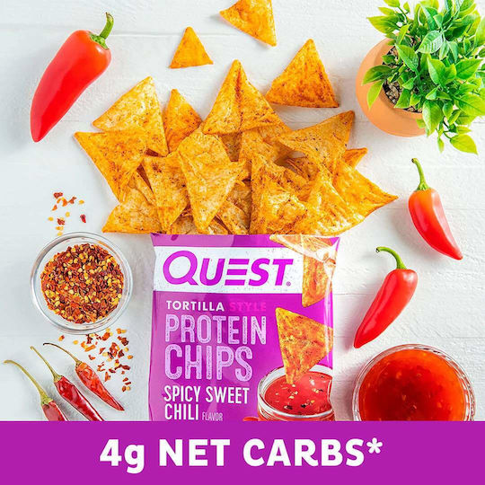 Protein Tortilla Chips 32g Quest Nutrition Spicy Sweet Chili
