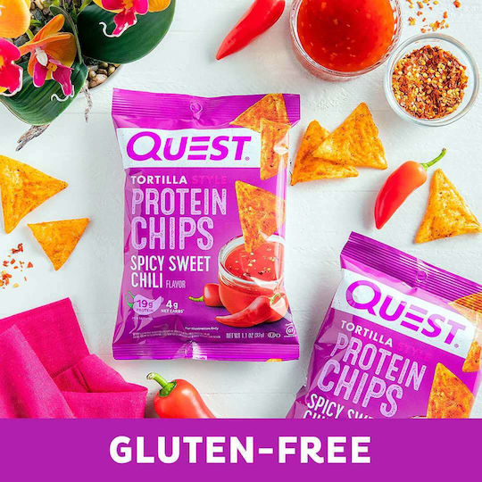 Protein Tortilla Chips 32g Quest Nutrition Spicy Sweet Chili