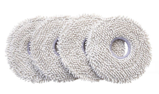 Mopping Cloths 4 Pieces for Ecovacs Robot Vacuum Cleaner