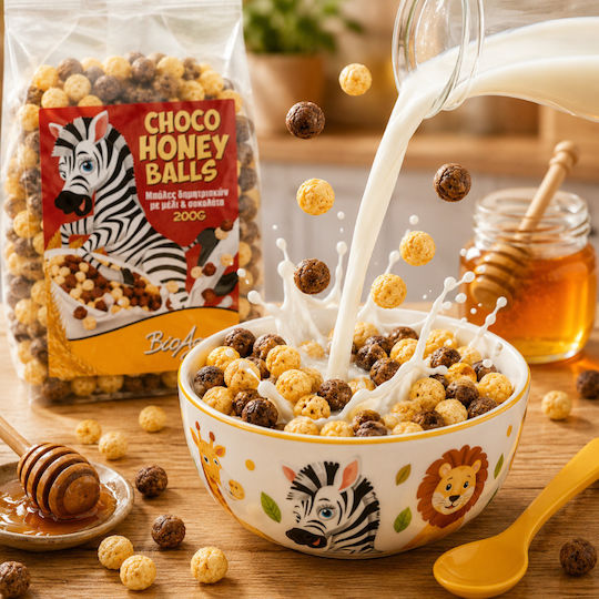 Βιο Αγρός Bio Δημητριακά Choco-Honey Balls 200gr