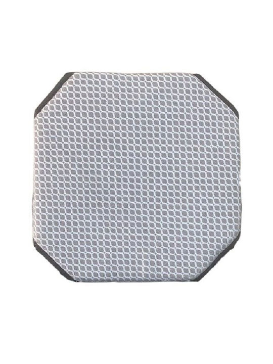 Sidirela Gartenstuhlkissen Porto Rund Beige / Creme 40x40cm