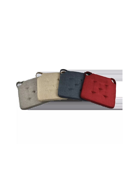 Sidirela Pernă pentru Scaun de Grădină Fiona Ε3424 Gri 2buc 40x40cm. E-3424