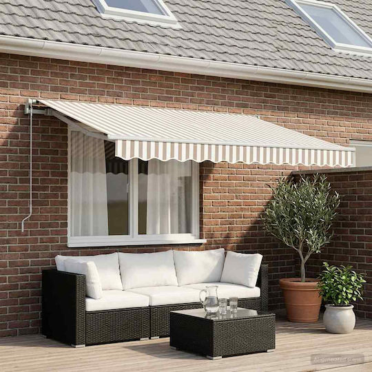 vidaXL Material Pentru Copertină Gri 2.5x3.5m