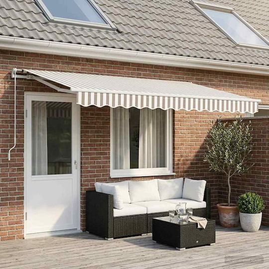 vidaXL Material Pentru Copertină Gri 3x5m