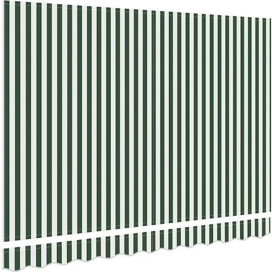 vidaXL Τεντόπανο Πράσινο 2.5x3m