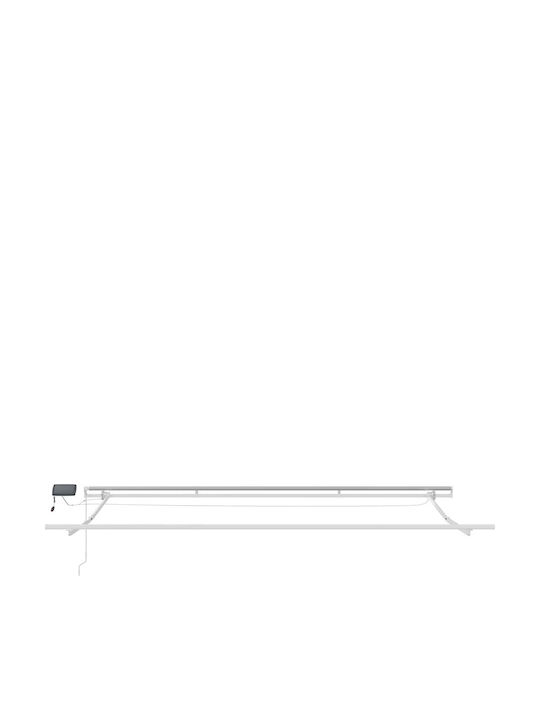 vidaXL Тента Тераса С LED Зелена 5x3.5m