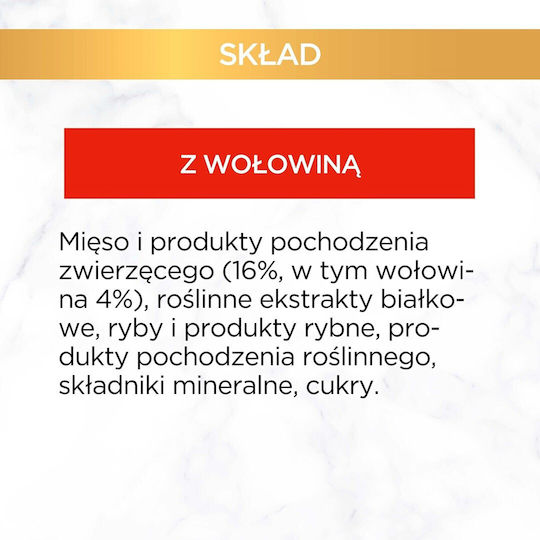 Gourmet Hrana Pentru Pisici Bătrâne Cu Carne De Vită 85gr