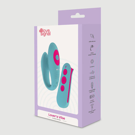 Dream Toys Vibe Vibrator pentru Cupluri cu Control de la Distanță Albastru