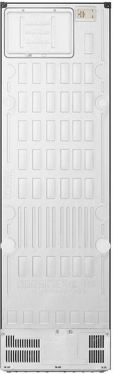 LG Ψυγειοκαταψύκτης 375lt Total NoFrost Υ203xΠ59.7xΒ67.4εκ. Ασημί GBBS322CPY