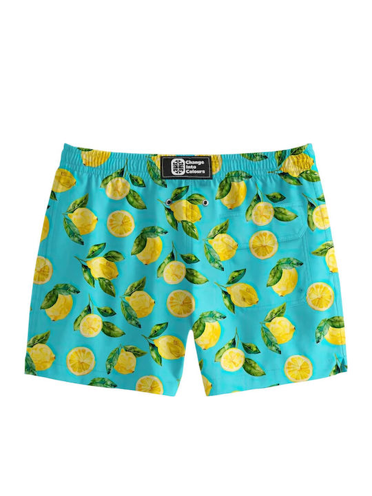 Herren-Bademode Kurze Hosen Petrol Blau