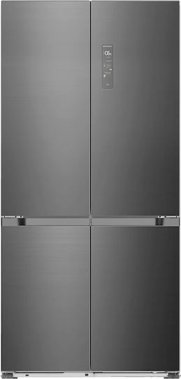 Davoline Side-by-Side Kühlschrank 503Es NoFrost H190.2xB91xT59.7cm. Gray D4SS 503 SL