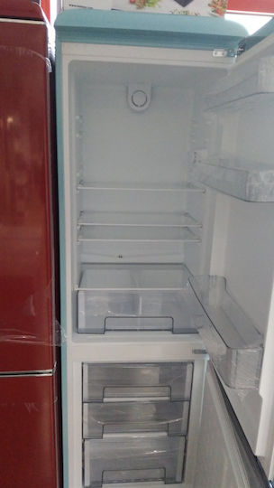 Robin Retro Fridge-Freezer 300lt H192xW60xD63cm Blue RB-310