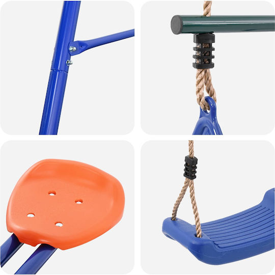 vidaXL Măsuță cu Tobogan Multicolor pentru 3+ Ani