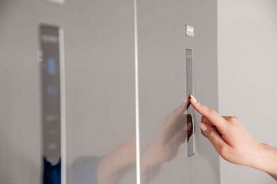 MPM Refrigerator 359lt NoFrost H185xW60xD70cm Inox MPM-387-CJF-22