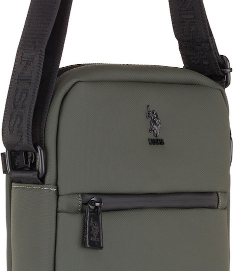 U.S. Polo Assn. Στρατιωτικό Τσαντάκι Ώμου Πράσινο