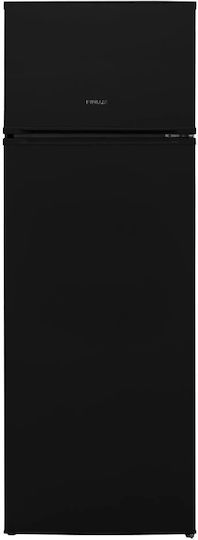 Finlux Kühlschrank mit Doppeltür 243Es H160xB54xT56cm. Schwarz FXRA 28370 BKE