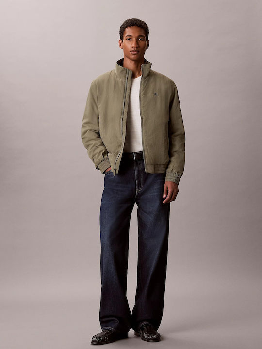 Nylon Jacket Puffer Waterproof Dusty Olive