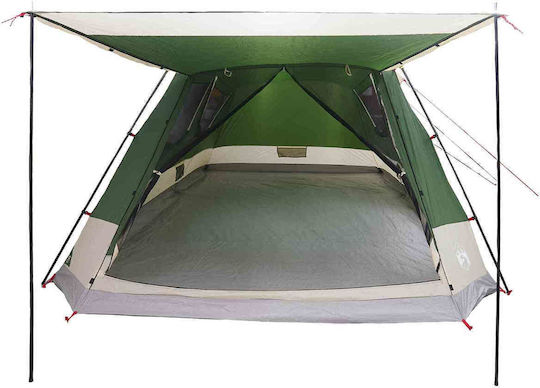 vidaXL Camping Tent Green for 12 People 580x230x220cm