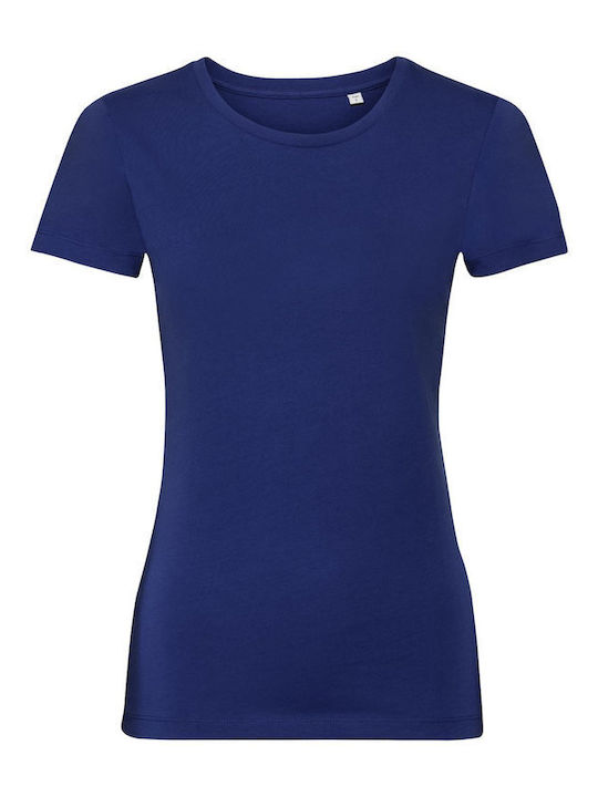 Russell Europe Pure Organic Γυναικείο Διαφημιστικό T-shirt Κοντομάνικο σε Χρώμα
