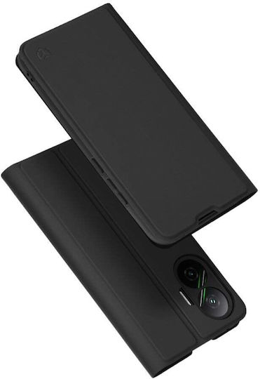 Husă Magnetică Tip Carte Xiaomi Poco F7 Wallet Interior Set Autocolante Magskin Carte Neagră