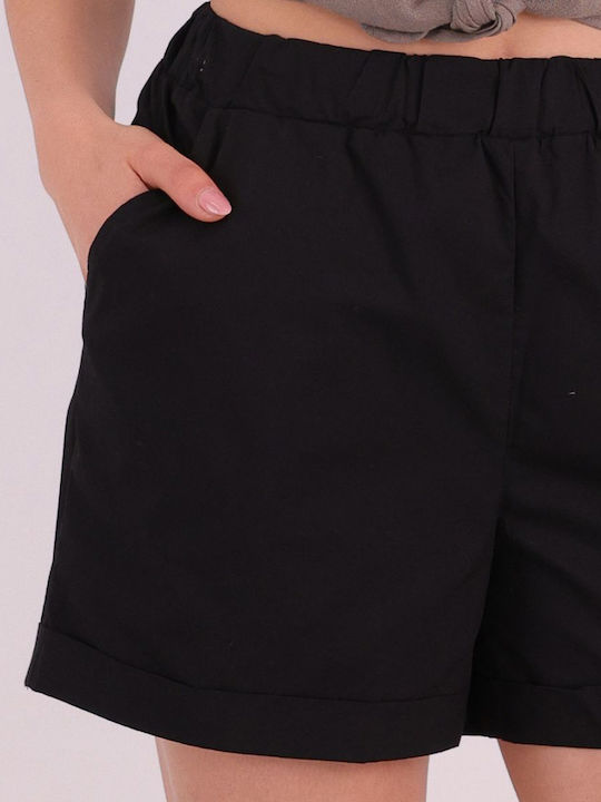 Women's Shorts Brown Black Beige