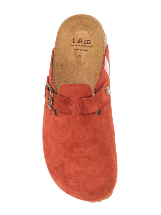 Anatomic Leather Women's Orange Slippers