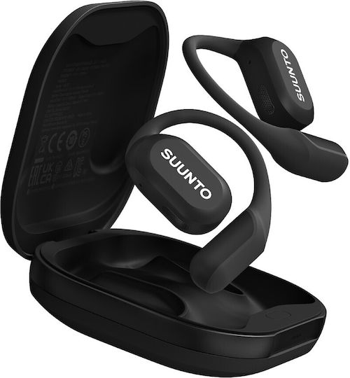 Suunto Spark Open Ear Bluetooth Безжични Слушалки с Устойчивост на Изпотяване и Калъф за Зареждане Черни