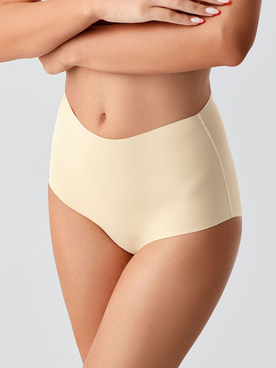 New Bra Lingerie Seamless Tightening Slip Beige