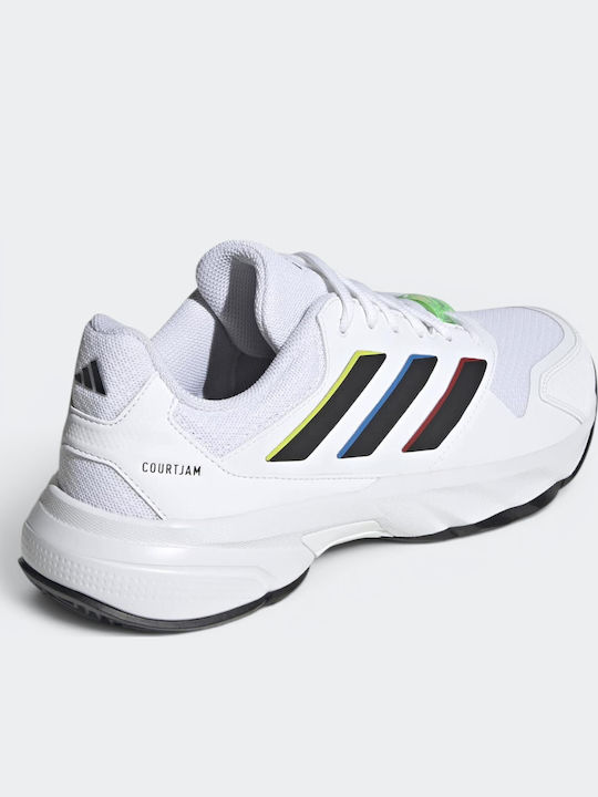 adidas Courtjam Control 3 Ftwr Мъжки Обувки За Тенис Бели