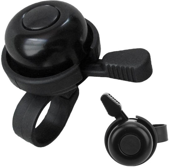 Black Aluminum Bicycle Bell Loud 33mm