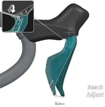 Shimano Ultegra St-r8170 Brake Shifter Color Black Compatibility 2-speed Mounting Left