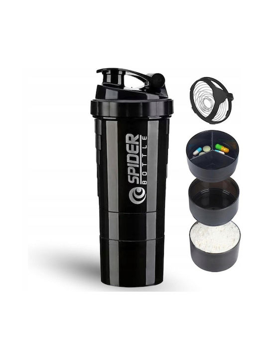 ecarla Proteinshaker 500ml Kunststoff Schwarz
