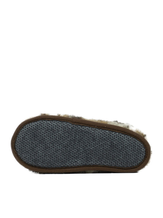 Winter Men's Slippers Beige