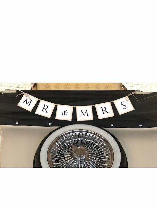 Wedding Banner Mr & Mrs Approx 77cm 1 Pc